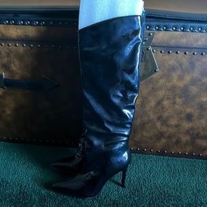 Jessica Simpson patent boots